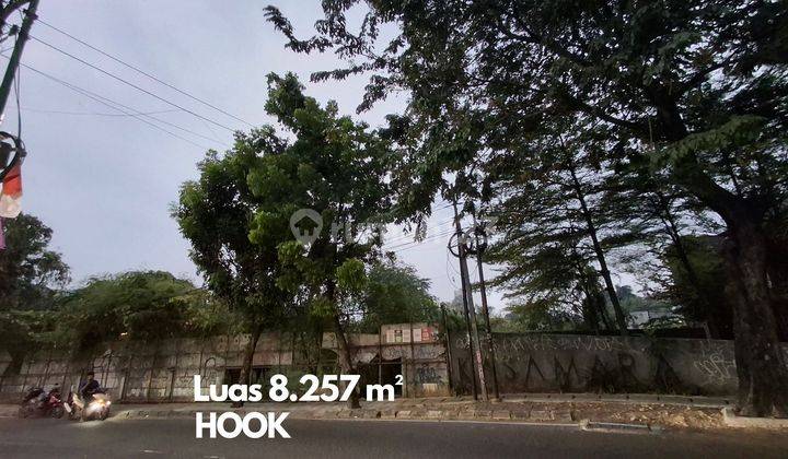 TANAH HOOK, PINGGIR JALAN RAYA UTAMA. BINTARO JAKSEL 2