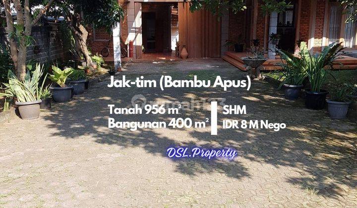 Rumah Komplek Asri Dengan Halaman Luas, Bambu Apus, Jak-Tim 1