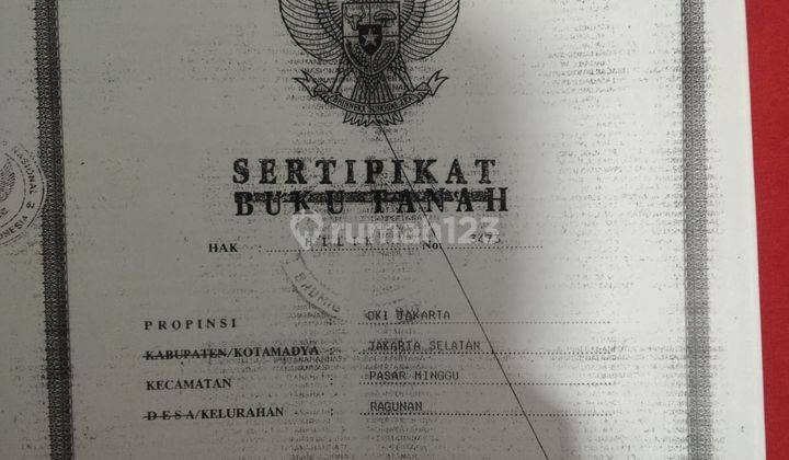 Dijual Cepat Tanah SHM Pejaten Barat Pasar Minggu 2