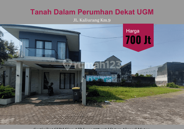 Tanah Dekat Kampus Ugm Jogja, Jual Tanah Dalam Perumhan 1