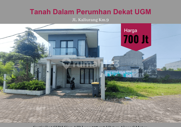 Tanah 15 Menit Jogja Kota, Jual Tanah Dalam Perumahan SHM  1