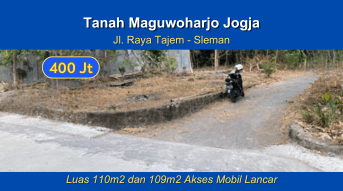 Jual Tanah Siap Bangun Dekat SD Budi Mulia Jalan Raya Tajem  1