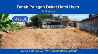 Tanah Siap Bangun Dekat Hotel Hyyat  Jalan Palagn Jogja 1