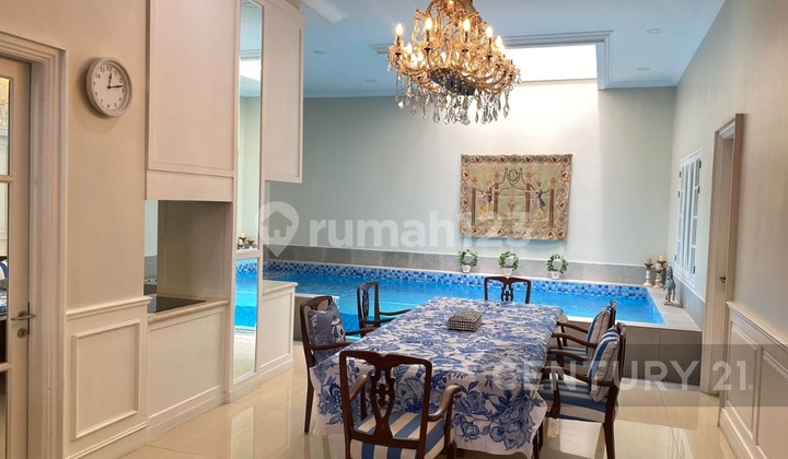 Indoor Swimming Pool Modern Look House In Kebayoran Baru Scbd