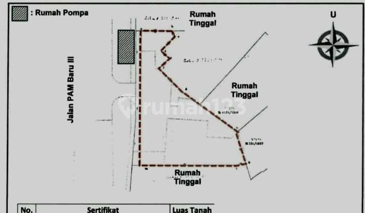 Kavling 306M2 Murahhh Jl Pam Baru Benhil Jakpus Kavling 306M2 Murahhh Jl Pam Baru Benhil Jakpus