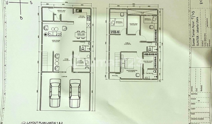 SUNTER HOUSE 132m2, GOOD LOCATION, 2 FLOORS, STRATEGIC, COMFORTABLE, CODE RF 2