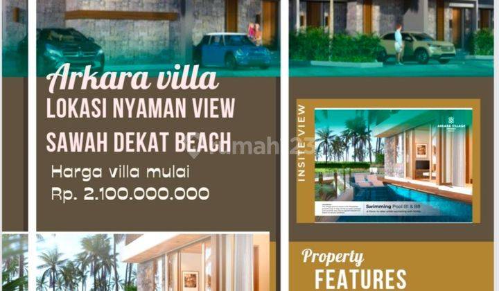 Arkarna villa kedungu Tabanan lokasi terletak pantai cinta tabanan 1