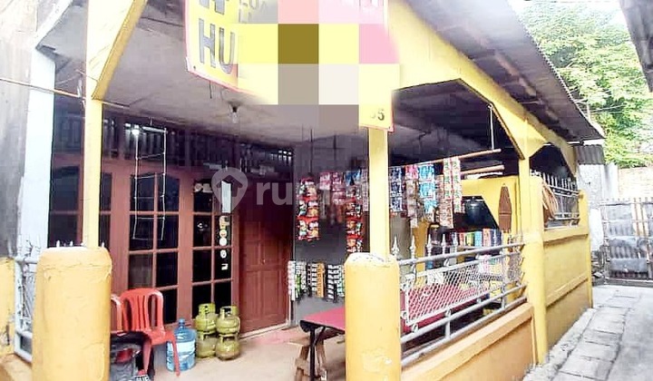Buc,rumah 140 M2 Di Kali Deres, Jalan Peta Barat, Hanya 1.3 M, Sudah Ada Kontrakan Dan Warung 2