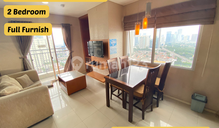 For Rent Apartemen Cosmo Terrace - Type 2 Bedroom Fully Furnished