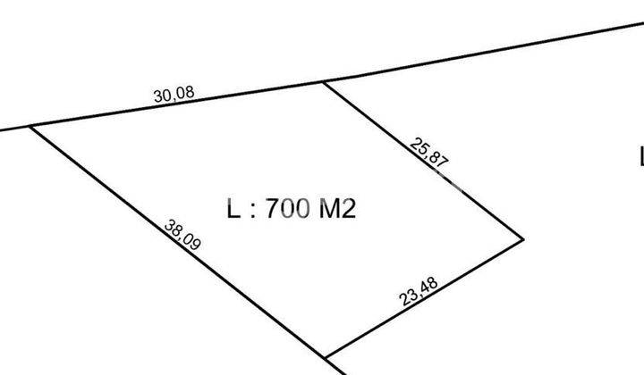 Tanah 7 are / 700m2 Jalan raya Sawangan Pandawa Nusa Dua Bali 1