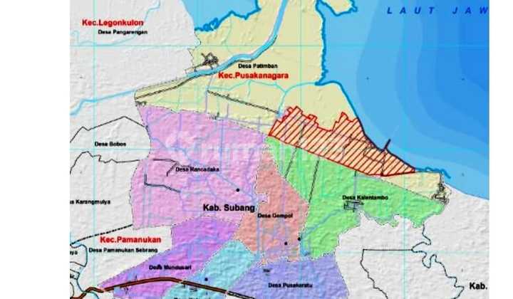 Di Jual Lahan untuk Kawasan Industri di Subang Jawa Barat