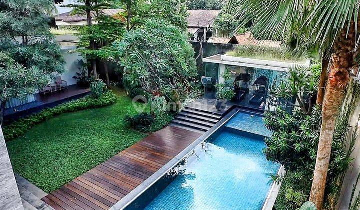 Rumah Mewah Siap Huni ada Kolam Renang di Pejaten Barat , Jakarta  1