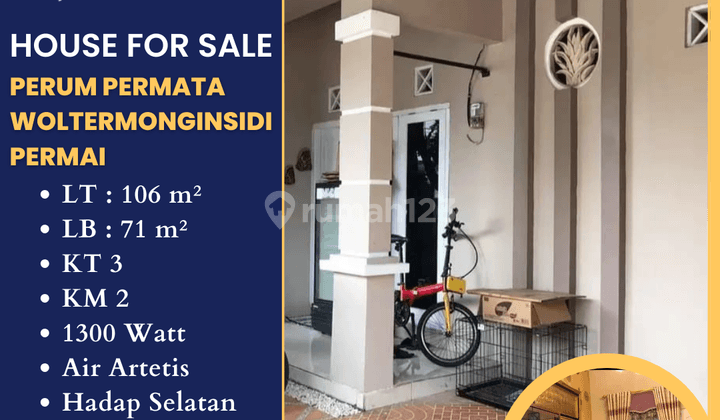 Dijual Rumah Perum Permata Woltermonginsidi Permai Pedurungan Semarang 1