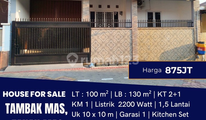Dijual Rumah Siap Huni Tambak Mas Tanah Mas 1