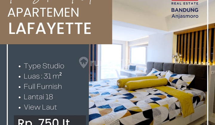 Disewakan Apartemen Lafayette Lt 18 Furnished Type Studio 1