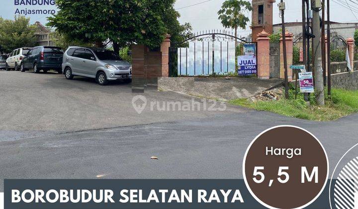 DIJUAL TANAH HOOK ADA VIEW JL BOROBUDUR SELATAN RAYA MANYARAN 1