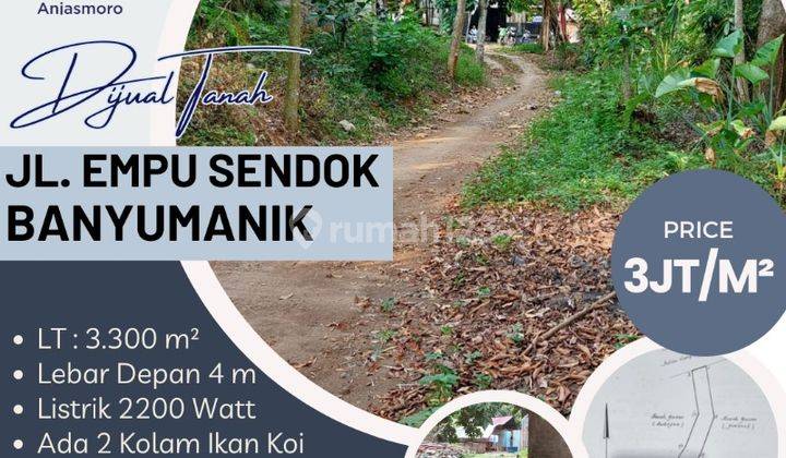 Dijual Tanah Jl Empu Sendok Gedawang Banyumanik Semarang 1