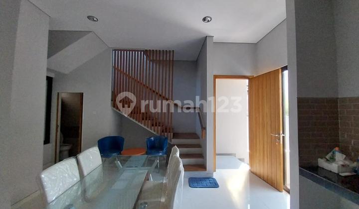 2-Story House, Semi-Furnished Minimalist Modern Cluster + Balcony & 2-Car Carport, One Gate System, CCTV & 24-Hour Security, Move-In Ready. 2