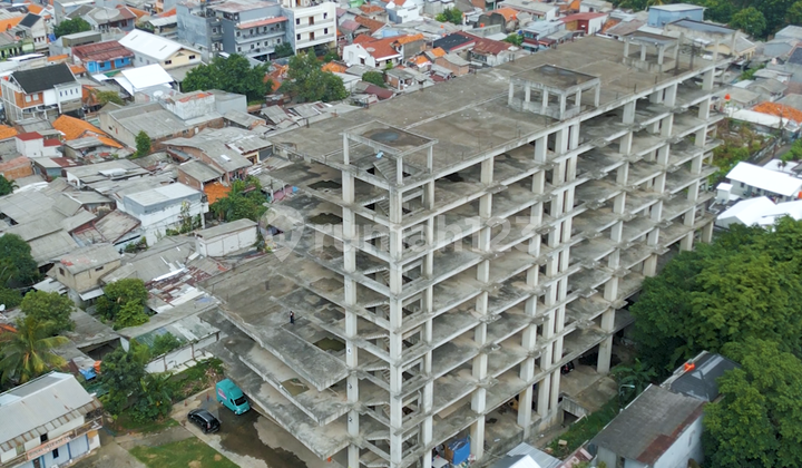 Dijual Gedung Komersil Setengah Jadi Luas 12.992 M2 9Lt Shgb Strategis di Jatinegara