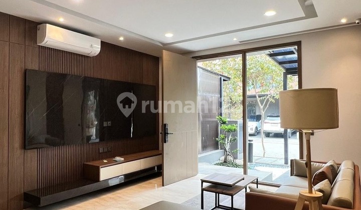 ruang keluarga rumah 8x15 4+1kt full furnish
