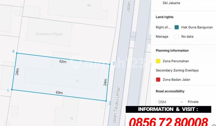 Rumah Prime Area di Teuku Umar, Menteng, Jakpus 2