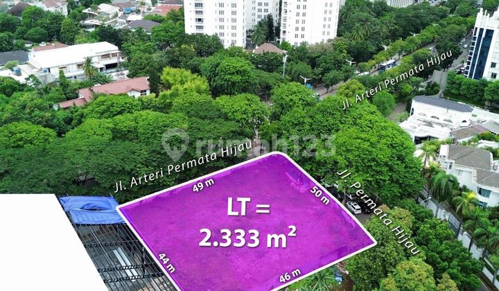 Rare Commercial Corner Land in Permata Hijau, Kebayoran Lama