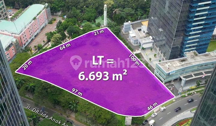 Tanah Komersial Prime di Lingkar Megakuningan, Jaksel
