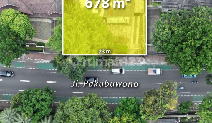 TANAH STRATEGIS di Jl PAKUBUWONO, KEBAYORAN BARU