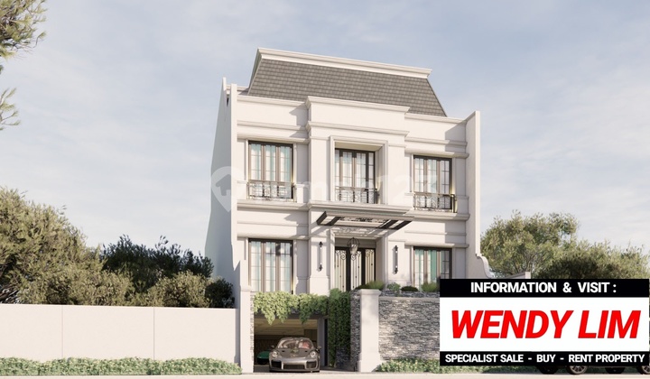 Rumah Luxury Modern Classic New di Jl Lombok, Menteng, Jakpus