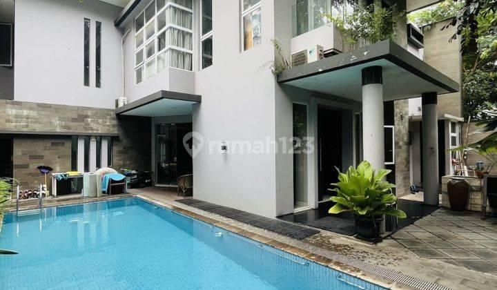 Rumah Modern di Komplek Pondok Anggrek, Jakbar Dkt Taman Anggrek 1