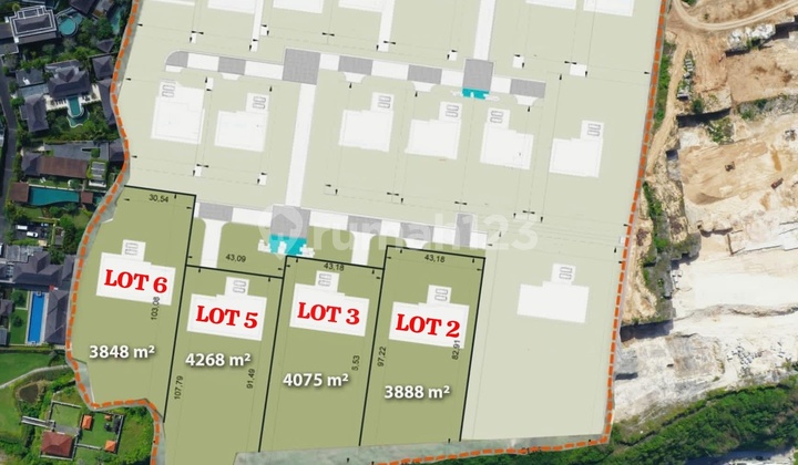 TANAH CLIFF FRONT, TEPI PANTAI at PANDAWA ONE, BADUNG, BALI