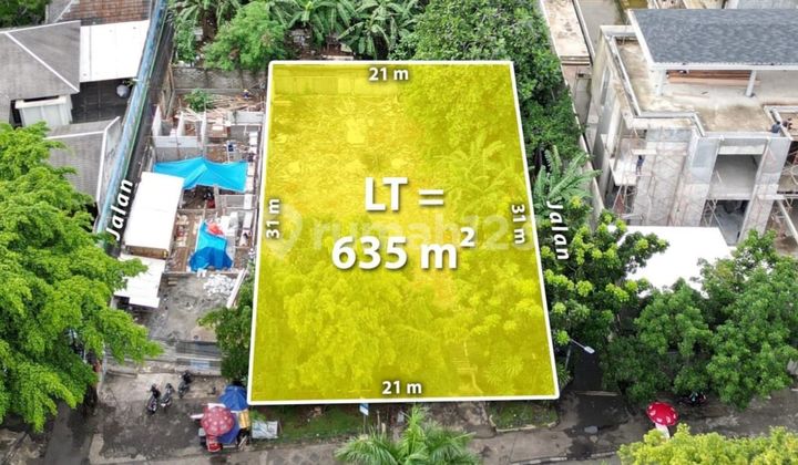 Tanah Bagus Strategis di Jl Hang Lekir Raya, Kebayoran Baru, Jaksel