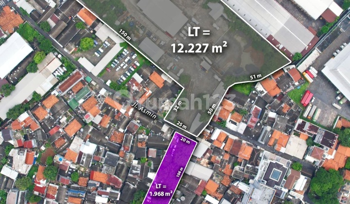 TANAH LUAS ZONASI KOMERSIAL di Jl TB SIMATUPANG, CIRACAS, JAKTIM