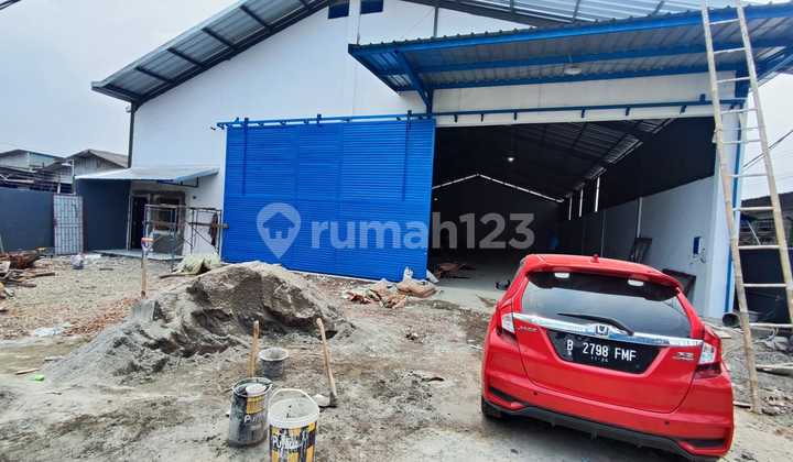 For Rent New Warehouse, Land Area 1,000 M², Building Area 720 M², Serangm Main Road, Cikupa District, Tangerang Regency