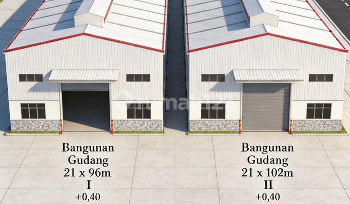Disewa Gudang di Parung Panjang, Kab Bogor, Jawa Barat Luas 2.150 M²