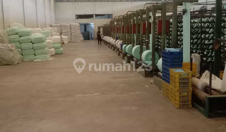 Dijual Pabrik LT 6.400 M², LB 2.500 M², Kec. Curug, Kab. Tangerang