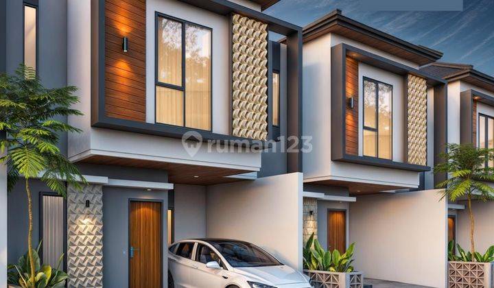 Rumah Dengan Konseptropical Modern Di Nempel Jalan  Raya 1