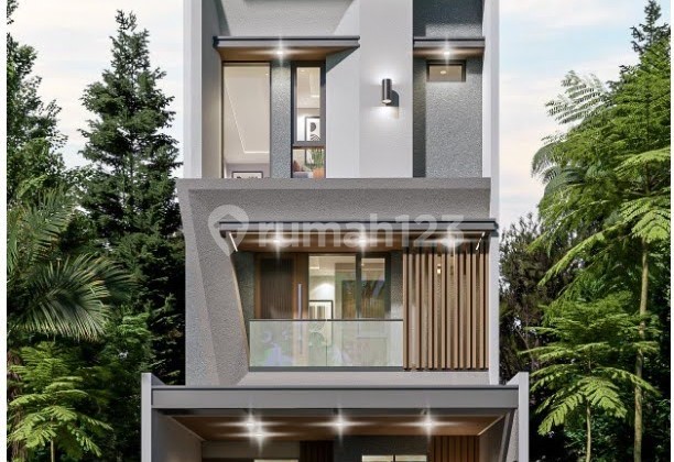 Rumah Brand New Bagus Type Minimalis Modern 3 Lantai Di Kelapa Hybrida, Kalapa Gading
