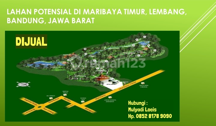 Dijual Lahan Potensial di Maribaya Timur, Lembang, Bandung, Jawa Barat. Dijual Lahan Potensial di Maribaya Timur, Lembang, Bandung, Jawa Barat.