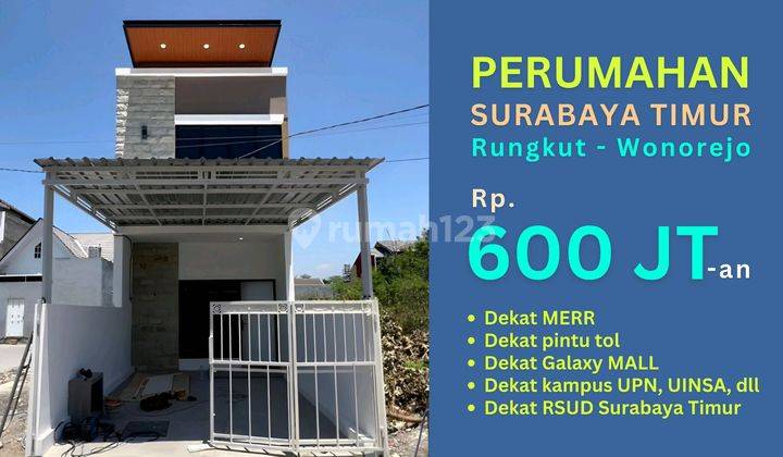 Rumah 2 Lantai Termurah Di Wonorejo Rungkut Surabaya Timur