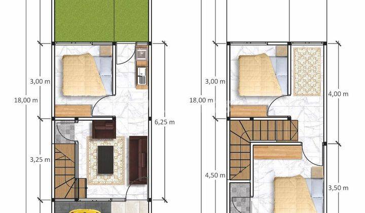 Rumah Murah 2 Lantai Shm Kompleks Perumahan Surabaya Timur 2