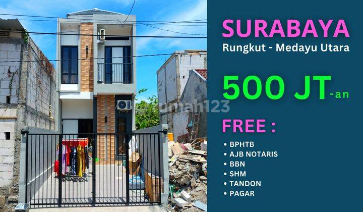 Rumah Baru 2 Lantai Shm Dekat Merr Pandugo Rungkut Surabaya Timur