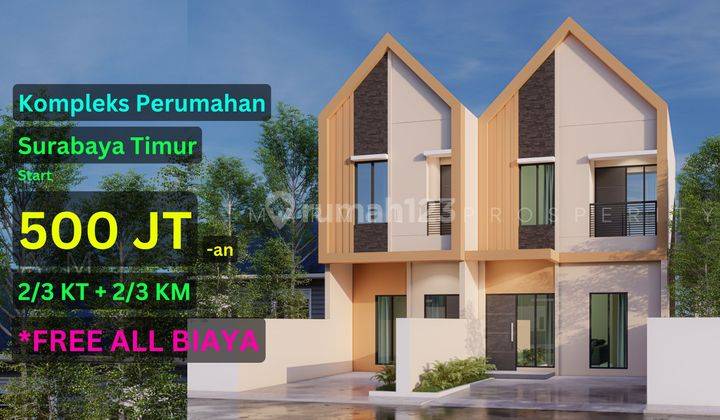 Rumah Baru 2 Lantai Shm Perumahan Surabaya Timur