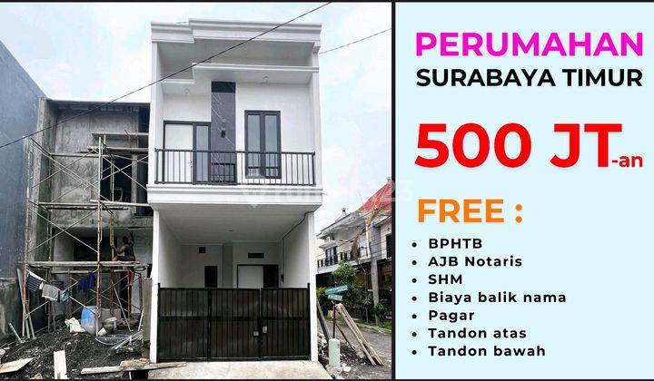 Rumah Baru Di Perumahan Gununganyar Emas Surabaya Timur