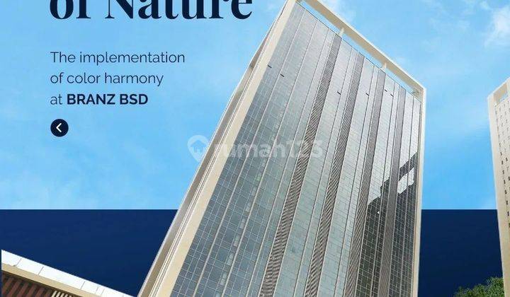 DIJUAL RUGI APARTEMEN MEWAH BRANZ BARU FURNISHED VIEW KOTA TANGERANG YANG ASRI FASILITAS LENGKAP LOKASI STRATEGIS INVESTASI YANG SANGAT BAGUS  1