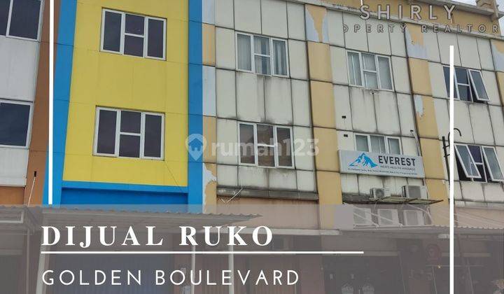 Ruko Murah Golden Boulevard lokasi strategis nomor hoki 1