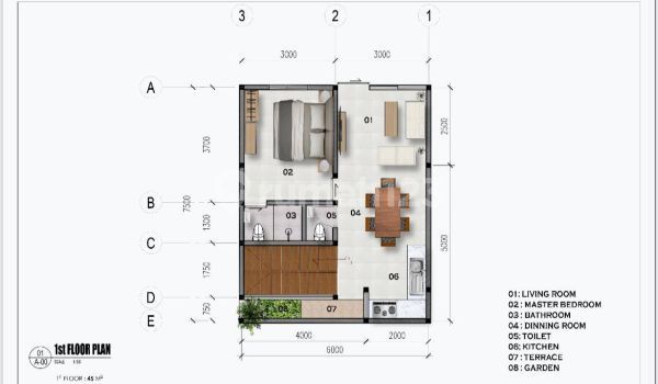 Modern Minimalist 2-Story House in Sekar Tunjung, East Denpasar, Bali 2
