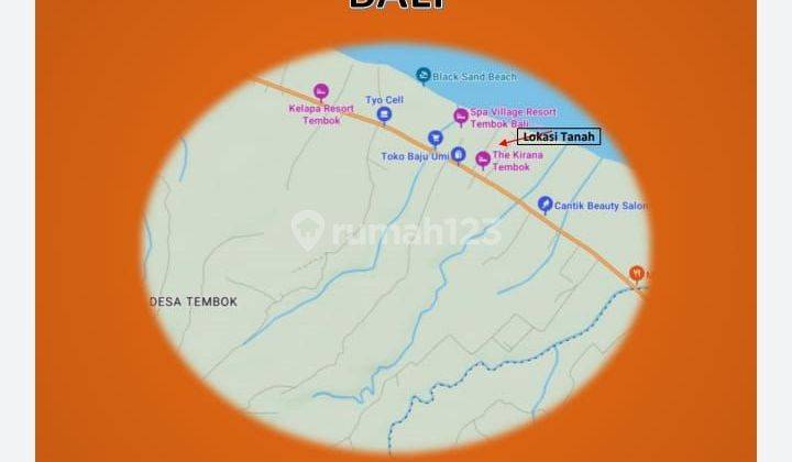 PASTI CLOSING DI JUAL TANAH LOSS PANTAI VIEW LAUT LOKASI TEMBOK TEJAKULA BULELENG
 2