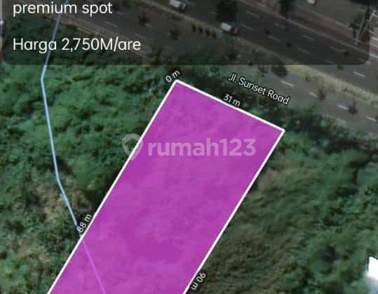 Hot List Land for sale on the outskirts of Main Street, Sunset Road Kuta Badung 2