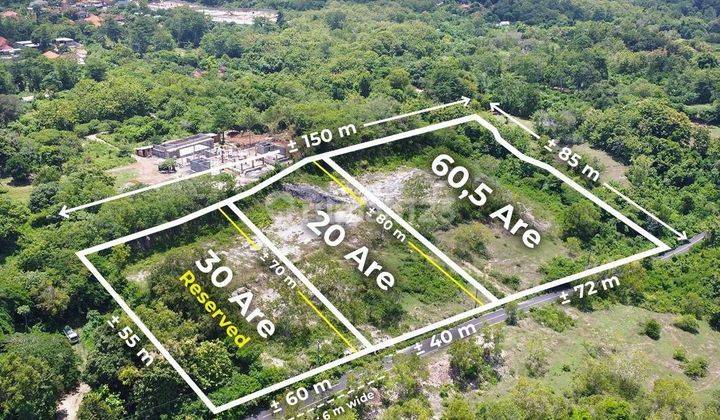 TOP URGENT LAND FOR SALE BINGIN PECATU LOCATION SOUTH KUTA BADUNG
 2